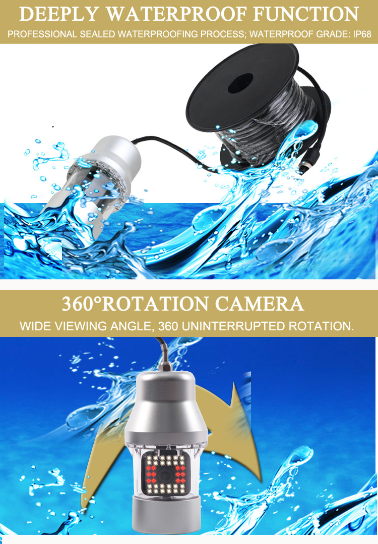 Fish Finder 360° Rotating Unde - Fish Finder Cable ulasan dan harga