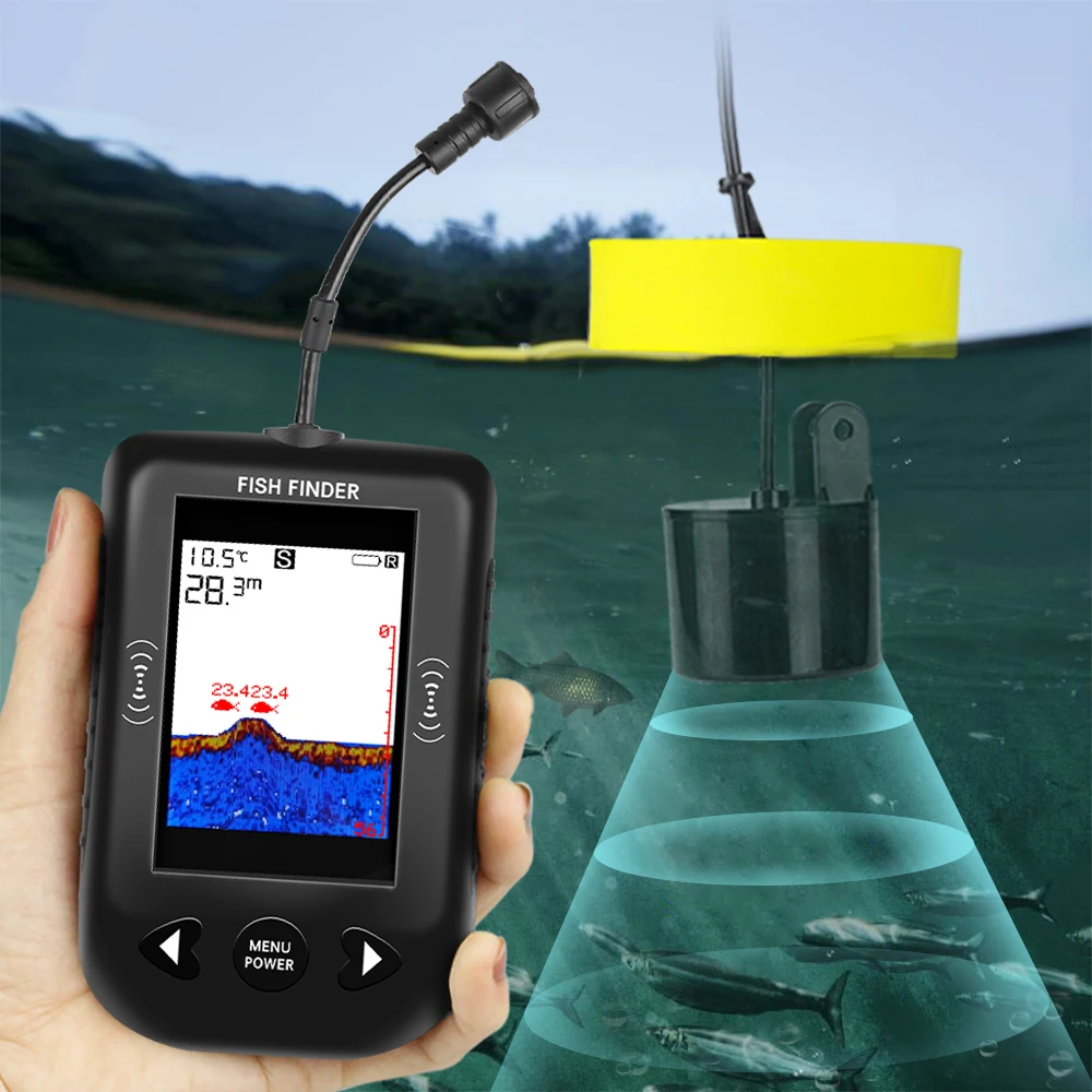 Alarm 100M Portable Sonar Fish - Fish Finder Cable ulasan dan harga