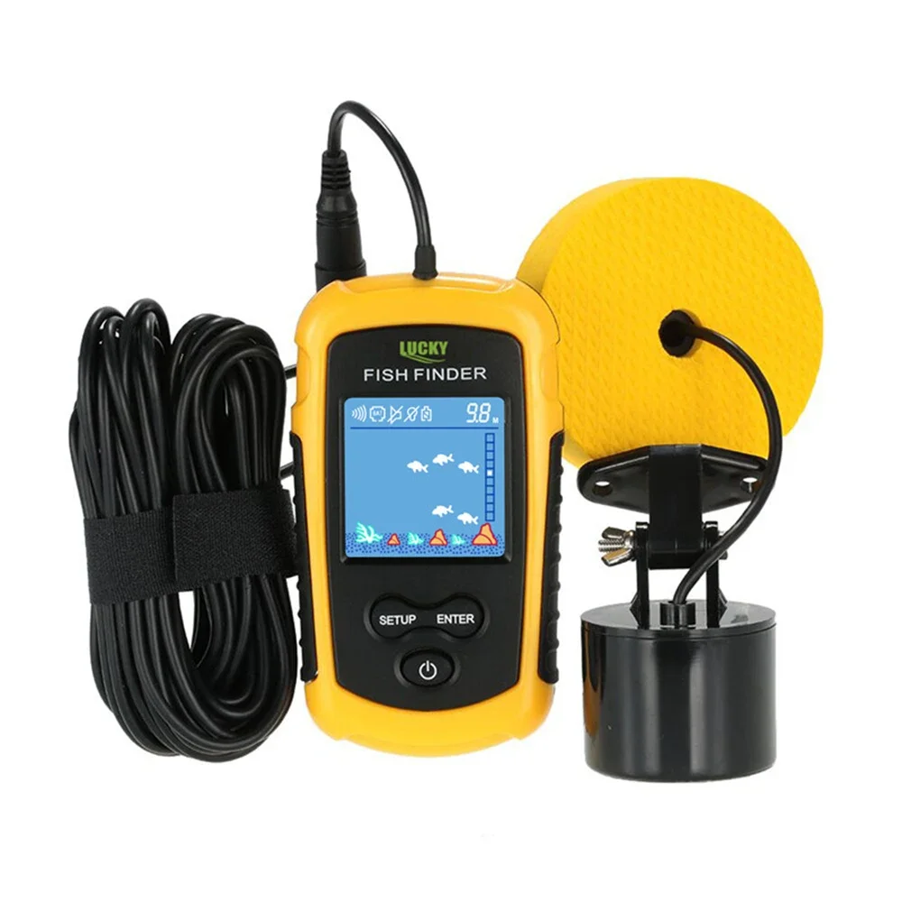 Lucky LCD Color Screen Portabl - Fish Finder Cable ulasan dan harga