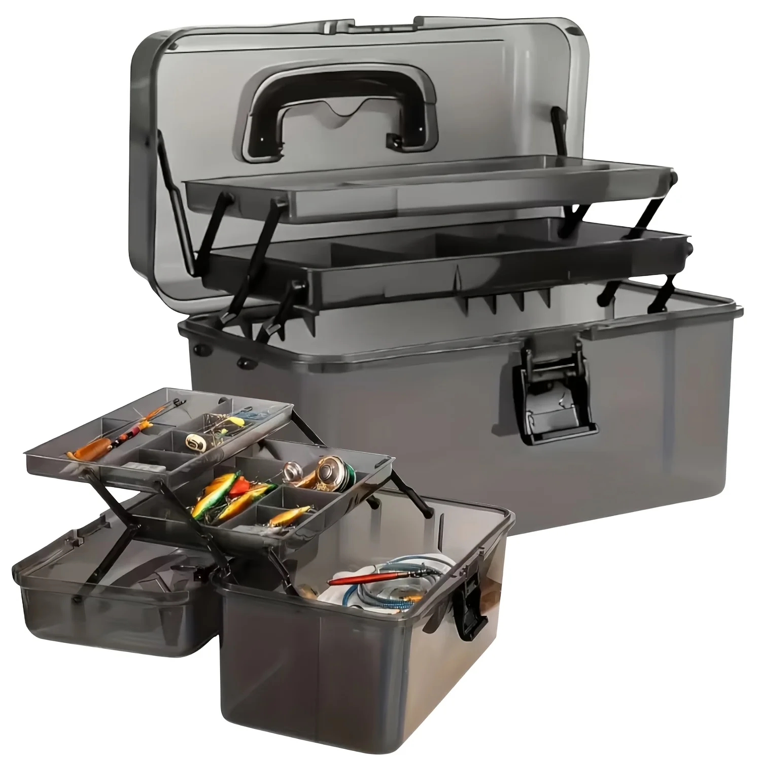 Durable PE Fishing Gear Box |  - Fish Finder Case ulasan dan harga
