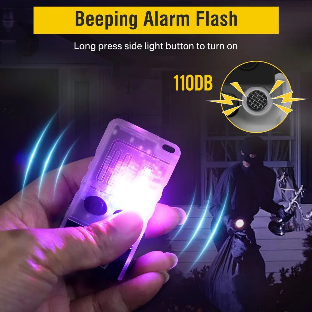 BORUiT V20 Buzzer EDC LED Keyc - Fishing Light ulasan dan harga